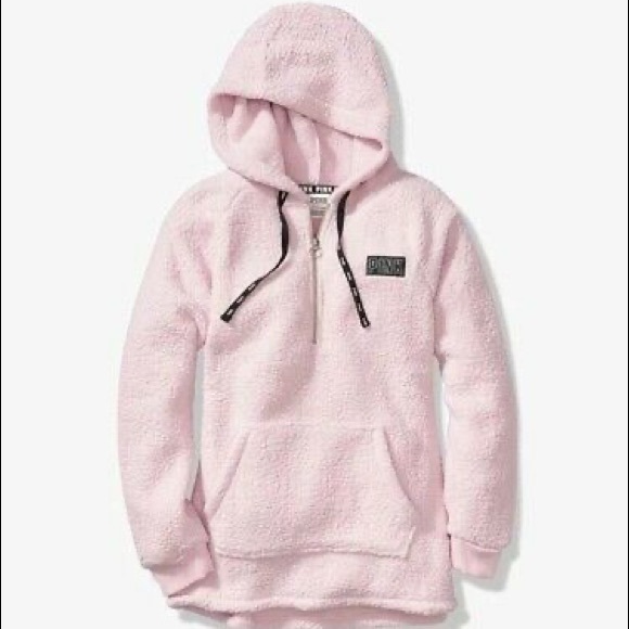 PINK Victoria's Secret Jackets & Blazers - Victoria’s Secret PINK Sherpa Hoodie